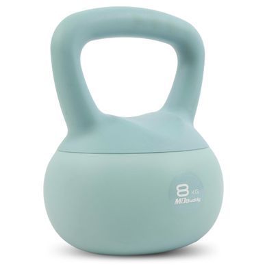 Гиря м'яка MDbuddy SOFT KETTLEBELL TA-7039-8 колір блакитний