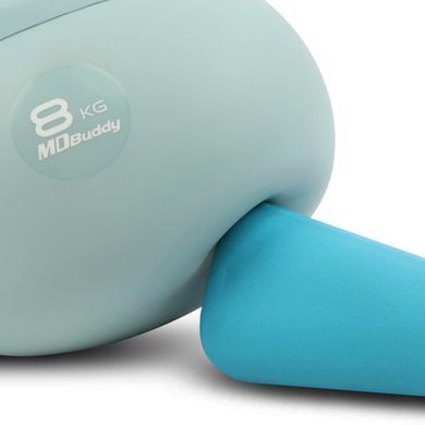 Гиря м'яка MDbuddy SOFT KETTLEBELL TA-7039-8 колір блакитний