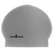 Шапочка для плавания латексная для взрослых MadWave SOLID SOFT M056502 цвет серебряный